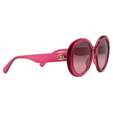 pink gucci sunglasses gg0516s|gucci round cat eye sunglasses.